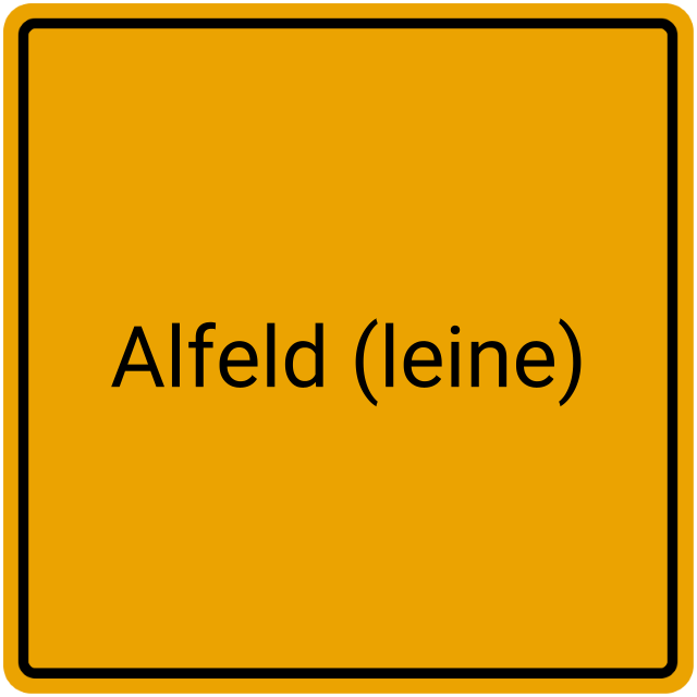 Meldebestätigung Alfeld (Leine)